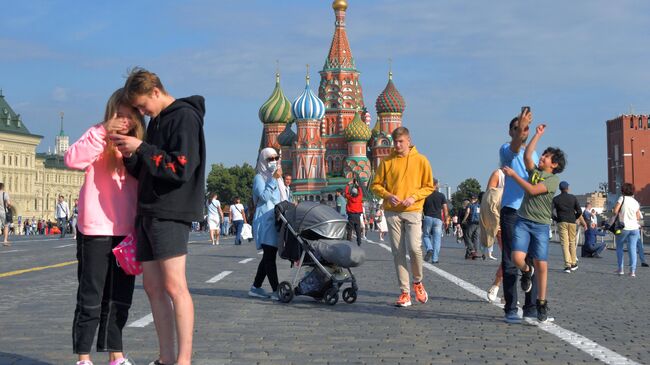 Отдых горожан в Москве