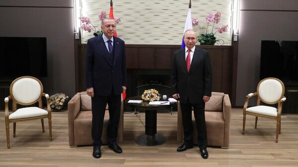 Президент Владимир Путин и президент Турции Реджеп Тайип Эрдоган