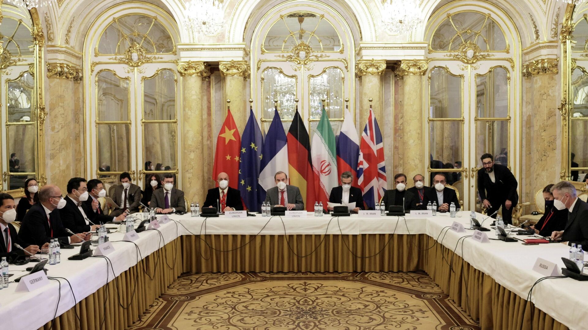 Участники заседания Совместной комиссии по реализации СВПД в Вене - РИА Новости, 1920, 10.01.2022