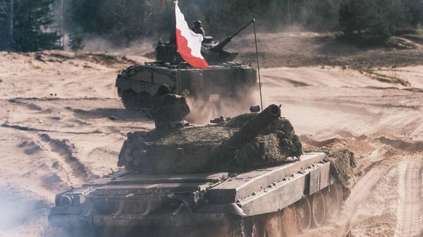 Польский танк Т-72 на учениях НАТО