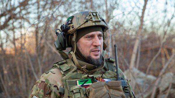 Помощник главы Чечни, командир спецназа Ахмат, замкомандующего 2-го Армейского корпуса НМ ЛНР Апты Алаудинов