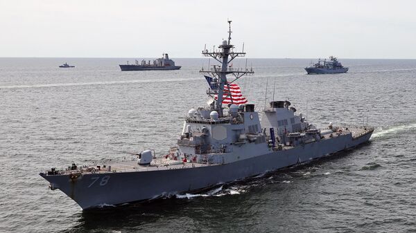 Десантный корабль USS Kearsarge на учениях Baltops