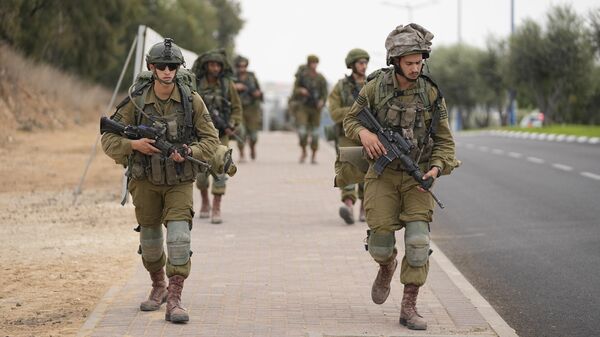 Израильские военные в Сдероте
