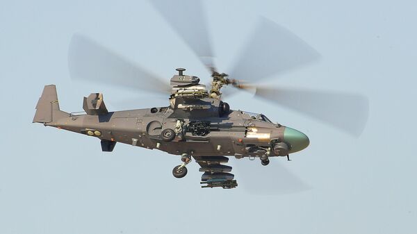 Российский боевой вертолет Ка-52 Аллигатор