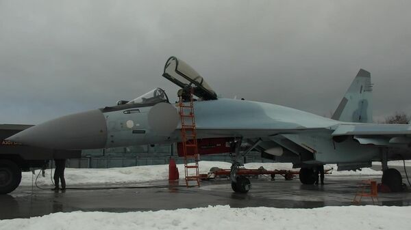Боевая работа Су-35