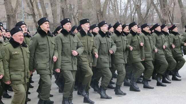 Казаки войска Донского отправились на подготовку к параду Победы