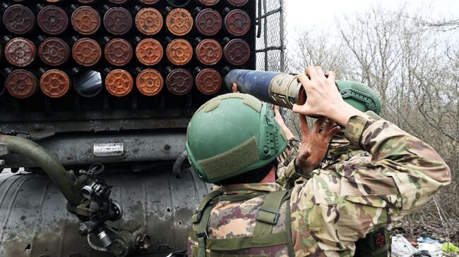 Российские военные в зоне спецоперации