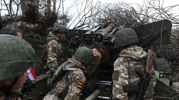 Российские военнослужащие в зоне СВО