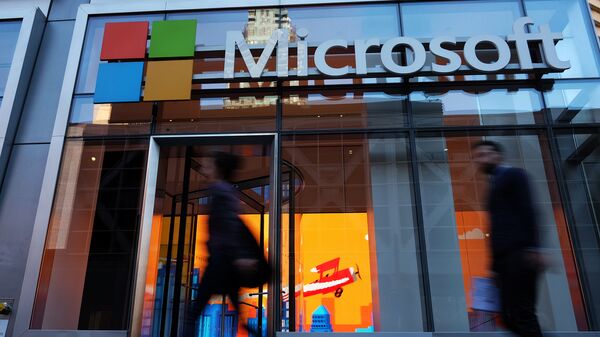 Офис компании Microsoft в Нью-Йорке. Архивное фото
