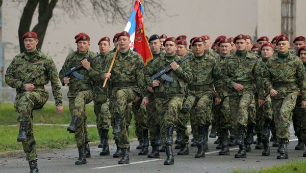 Сербские военнослужащие. Архивное фото