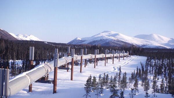 Трубопровод на Аляске. Архивное фото