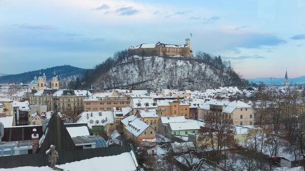 Панорама Любляны, Словения