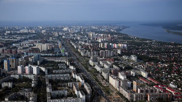 Вид на реку Волгу и город Самару. Архивное фото