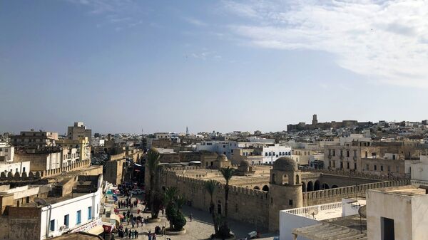 Вид на старую часть города Сус, Тунис