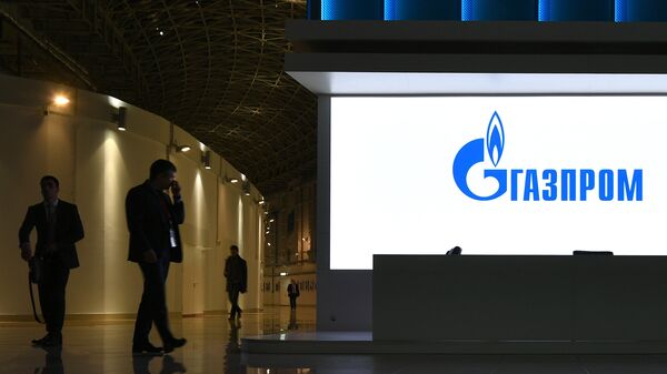 Стенд компании Газпром 