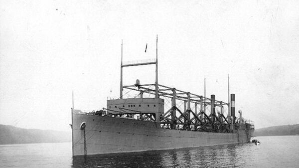Американское судно Циклоп, пропавшее в Бермудском треугольнике в марте 1918 года. 1911 год