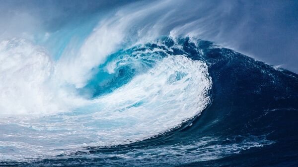 Волна в Атлантическом океане