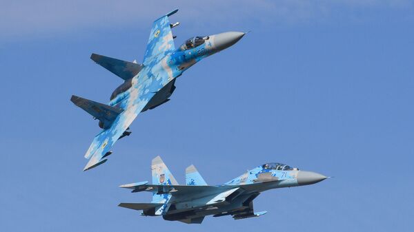 Истребители Су-27 ВВС Украины