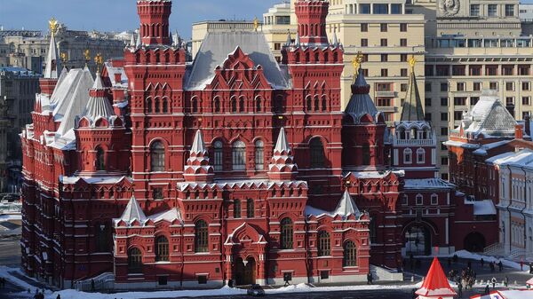 Здание Государственного исторического музея в Москве 