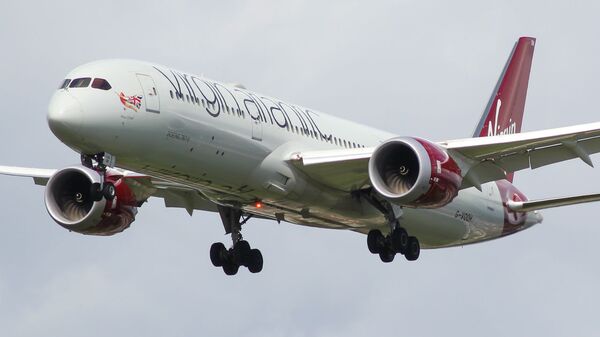 Самолет Boeing 787-9 Dreamliner авиакомпании Virgin Atlantic