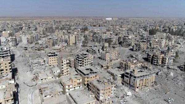 Город Ракка, Сирия.