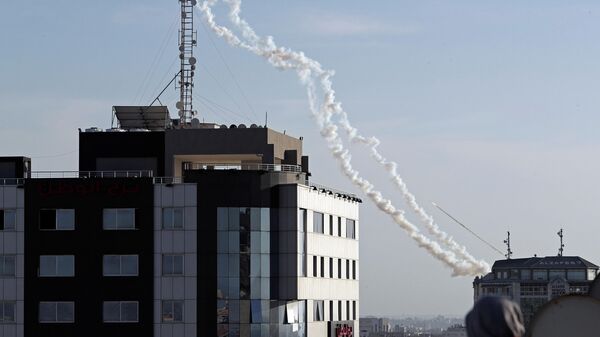 Запуск ракет в сторону Израиля. 4 мая 2019