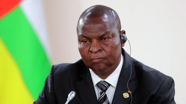 Президент Центральноафриканской Республики Фостен Арканж Туадера 