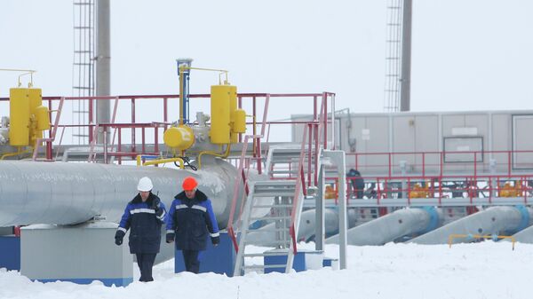 Газоизмерительная станция Суджа в Курской области