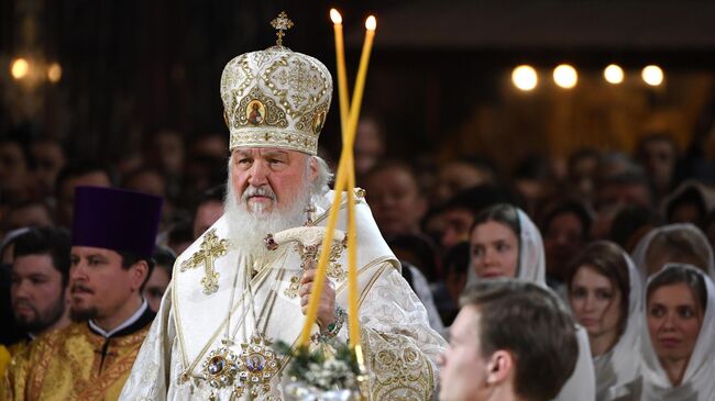 Рождество Христово. Патриаршая литургия в Храме Христа Спасителя