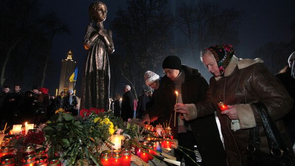 Мемориал памяти жертв голодомора 1932-1933 годов в Киеве