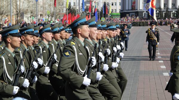 Военный парад в Улан-Удэ 