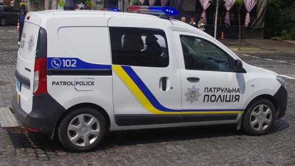Машина патрульной полиции Украины