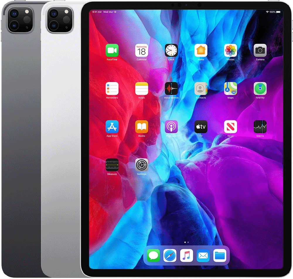 Το iPad Pro 12,9 ιντσών (4ης γενιάς) έχει υποδοχή USB-C και στρογγυλεμένη τετράγωνη εγκοπή πίσω κάμερας