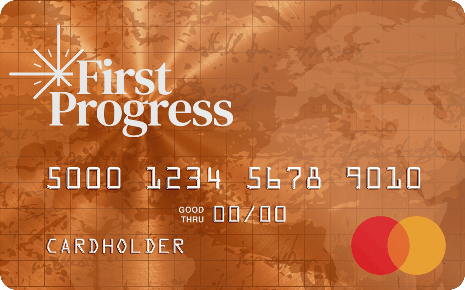 Card art for First Progress Platinum Select Mastercard® Secured Credit Card