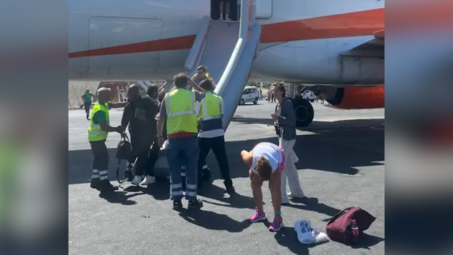 Les passagers du vol easyJet en direction de Londres ont été évacués, le 17 septembre.