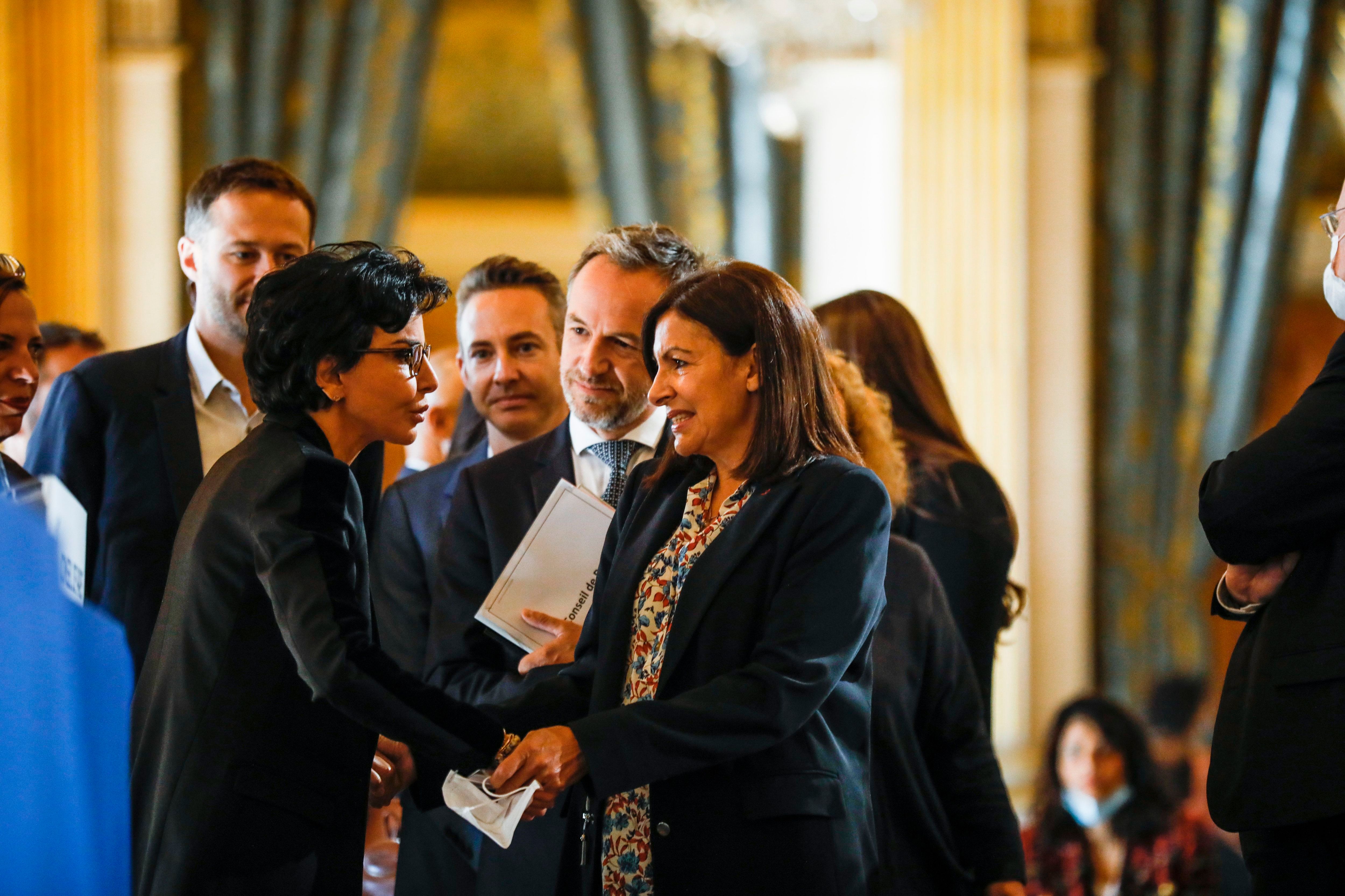 En 2020, Rachida Dati avait dû composer avec les candidatures des macronistes. Anne Hidalgo, elle, avait su rassembler. LP/Olivier Corsan