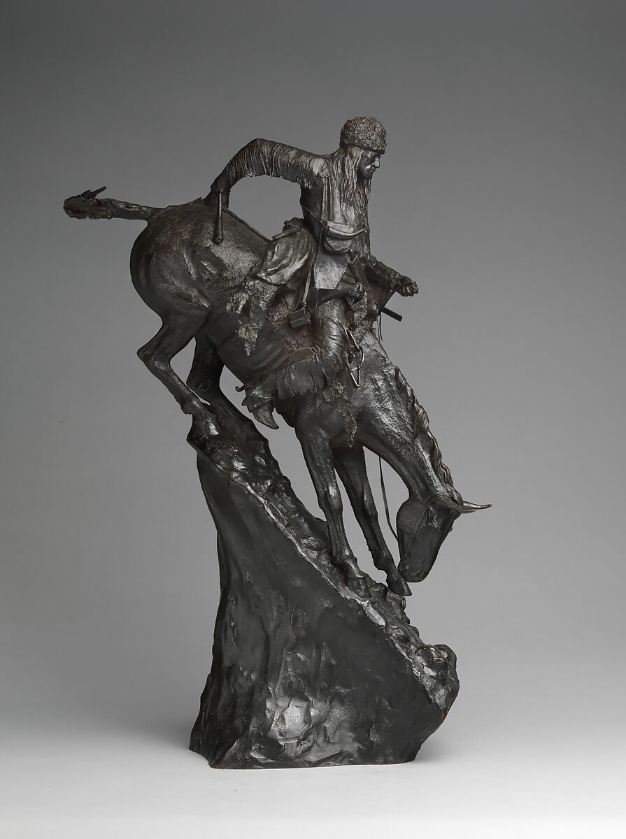 The Mountain Man, Frederic Remington (American, Canton, New York 1861–1909 Ridgefield, Connecticut), Bronze, American 