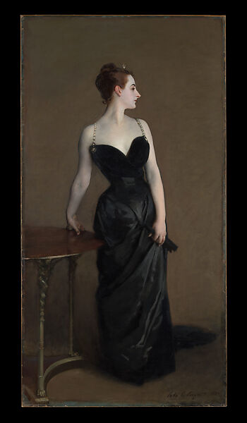 Madame X (Madame Pierre Gautreau), John Singer Sargent  American, Oil on canvas, American