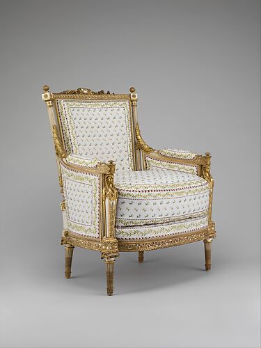 Armchair (bergère) (part of a set)