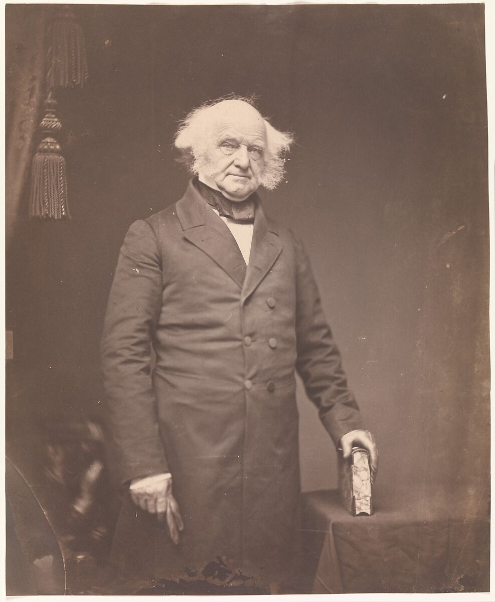 President Martin Van Buren, Mathew B. Brady (American, born Ireland, 1823?–1896 New York), Salted paper print from glass negative 