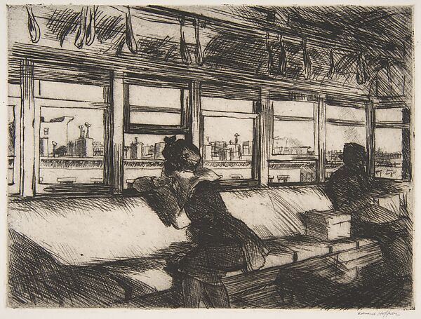 House Tops, Edward Hopper  American, Etching