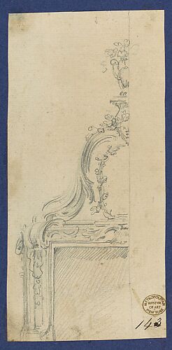 Chimneypiece, in Chippendale Drawings, Vol. I