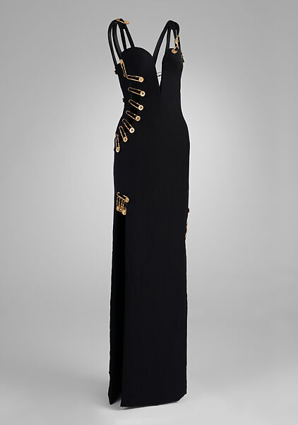 Dress, Gianni Versace  Italian, silk, metal, synthetic, Italian