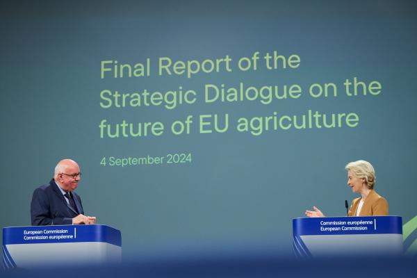 Press conference by Ursula von der Leyen, President of the European Commission, and Peter Strohschneider, Chairman of the Strategic Dialogue on the Future of EU Agriculture, on the publication of the final report of the Strategic Dialogue on the Future…