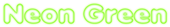 Neon Green Logo Style