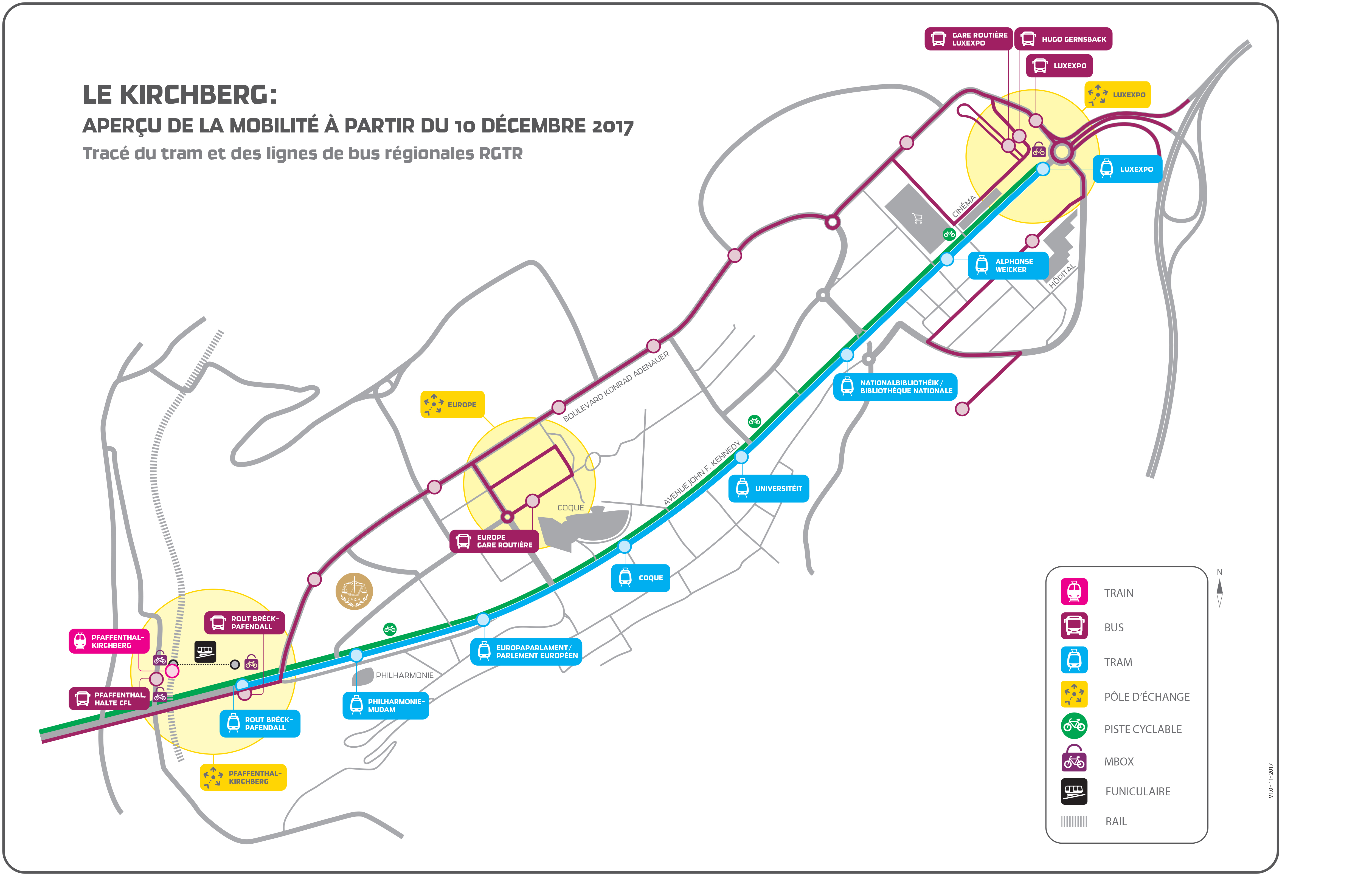 tram plan kirchberg