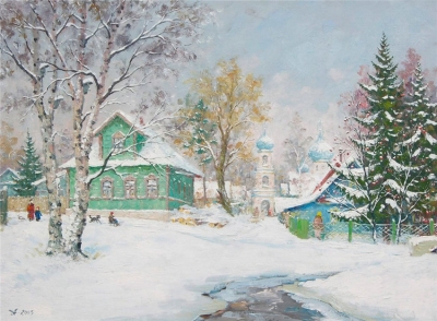 Александр Александровский и его зимние пейзажи