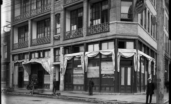 Vancouver's Chinatown after the riot in 1907.