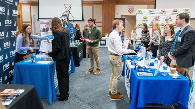 Students at Career Fair