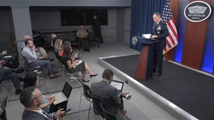 Pentagon Press Secretary Holds Briefing